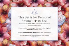Floral Colored Pencil Seamless Patterns Bundle Product Image 6