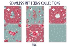 Seamless Patterns Christmas  