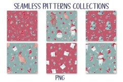Seamless Patterns Christmas  