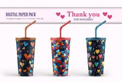 Seamless patterns for Valentine's Day. Digital paper. Product Image 8