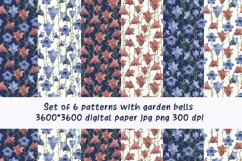  seamless patterns garden bells