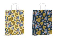 seamless patterns hearts watercolor