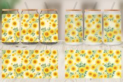 Glass Can Wraps Patterns Marigold Flower Product Image 6