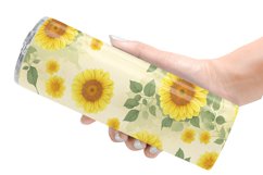 Patterns Marigold Flower Tumbler Sublimation Wrap Product Image 2