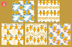 Seamless patterns with funny bunnies Product Image 3