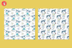 Seamless patterns with girls Product Image 4