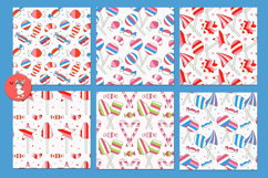 Seamless patterns with lollipops and candies Product Image 2