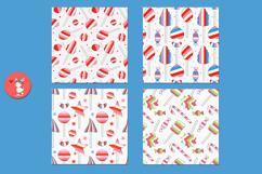 Seamless patterns with lollipops and candies Product Image 3