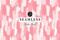 Seamless Pink Brushstroke Digital Paper Product Image 1