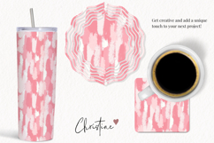 Seamless Pink Brushstroke Digital Paper Product Image 3