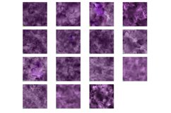 Seamless Purple Watercolor Textures Product Image 2