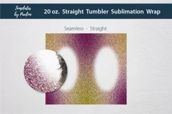 Seamless Red Green Glitter Ombre sublimation Wrap for straight 20 oz skinny Photo Tumbler