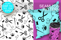 Seamless Background pattern sewing room backdrop Crafting Product Image 1