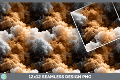 GorgeousSeamless Smoke Clouds Textured Background Papers design.