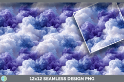 GorgeousSeamless Smoke Clouds Textured Background Papers design.