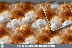 GorgeousSeamless Smoke Clouds Textured Background Papers design.