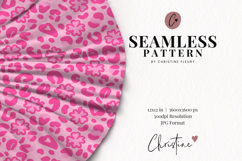 Seamless Pink St Patricks Leopard Print Digital Paper Product Image 2