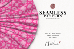 Seamless Pink St Patricks Leopard Print Digital Paper Product Image 2