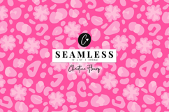 Seamless Pink St Patricks Leopard Print Digital Paper Product Image 1