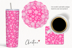 Seamless Pink St Patricks Leopard Print Digital Paper Product Image 3