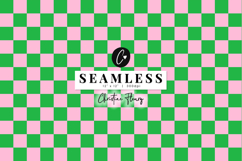 Seamless Checkered St Patricks Digital Paper Product Image 1