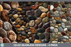 GorgeousSeamless Stone Textured Background Papers design.