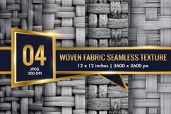 Seamless Texture of Woven Fabric Digital Paper | 3D Pattern Product Image 1