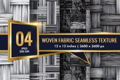 Seamless Texture of Woven Fabric Digital Paper | 3D Pattern Product Image 1