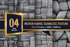 Seamless Texture of Woven Fabric Digital Paper | 3D Pattern Product Image 1
