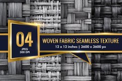 Seamless Texture of Woven Fabric Digital Paper | 3D Pattern Product Image 1