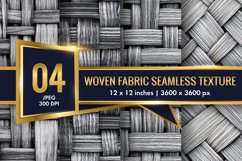 Seamless Texture of Woven Fabric Digital Paper | 3D Pattern Product Image 1
