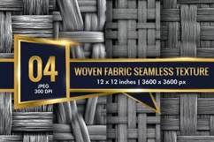 Seamless Texture of Woven Fabric Digital Paper | 3D Pattern Product Image 1