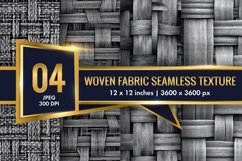 Seamless Texture of Woven Fabric Digital Paper | 3D Pattern Product Image 1