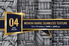 Seamless Texture of Woven Fabric Digital Paper | 3D Pattern Product Image 1