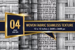 Seamless Texture of Woven Fabric Digital Paper | 3D Pattern Product Image 1