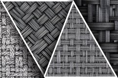 Seamless Texture of Woven Fabric Digital Paper | 3D Pattern Product Image 3