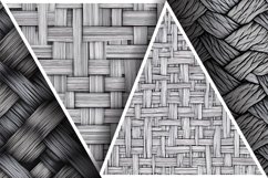 Seamless Texture of Woven Fabric Digital Paper | 3D Pattern Product Image 2