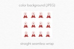 Christmas Tumbler Sublimation | Seamless Tumbler Santa Wrap Product Image 2