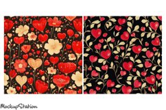 Hearts Junk Journal Pages |Love Valentines Digital Papers Product Image 3