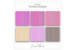 Vertical Stripes Digital Paper | Striped Seamless Patterns Product Image 5