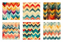 Seamless Vintage Chevron Patterns