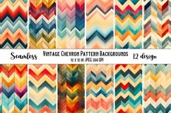 Seamless Vintage Chevron Patterns