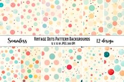 Seamless Vintage Dots Patterns