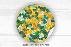 Watercolor Blooms Flowers Seamless Digital Paper Bundle Product Image 8
