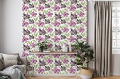seamless watercolor patterns magnolia