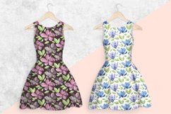 seamless watercolor patterns magnolia