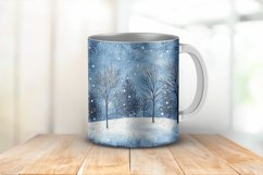 Seamless Winter Scenery Digital Paper Bundle Product Image 5