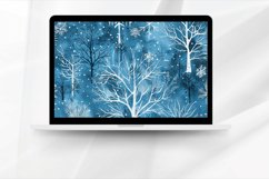 Seamless Winter Scenery Digital Paper Bundle Product Image 3