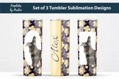 Seamless Yellow Leaf Sublimation Wraps for 20 oz Skinny Tumbler
