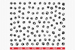 SVG Cats Dogs, Seamless pattern digital clipart Product Image 1